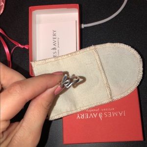 Script K James Avery Ring